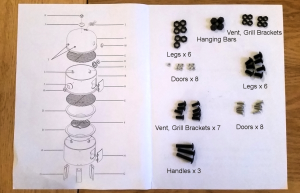 "foxhunter" smoker bbq grill FH-BBQ-01 assembly instructions